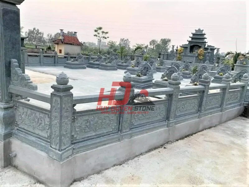 hàng rào đá lăng mộ