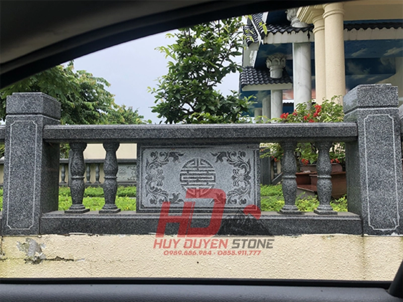 Lan can đá granite