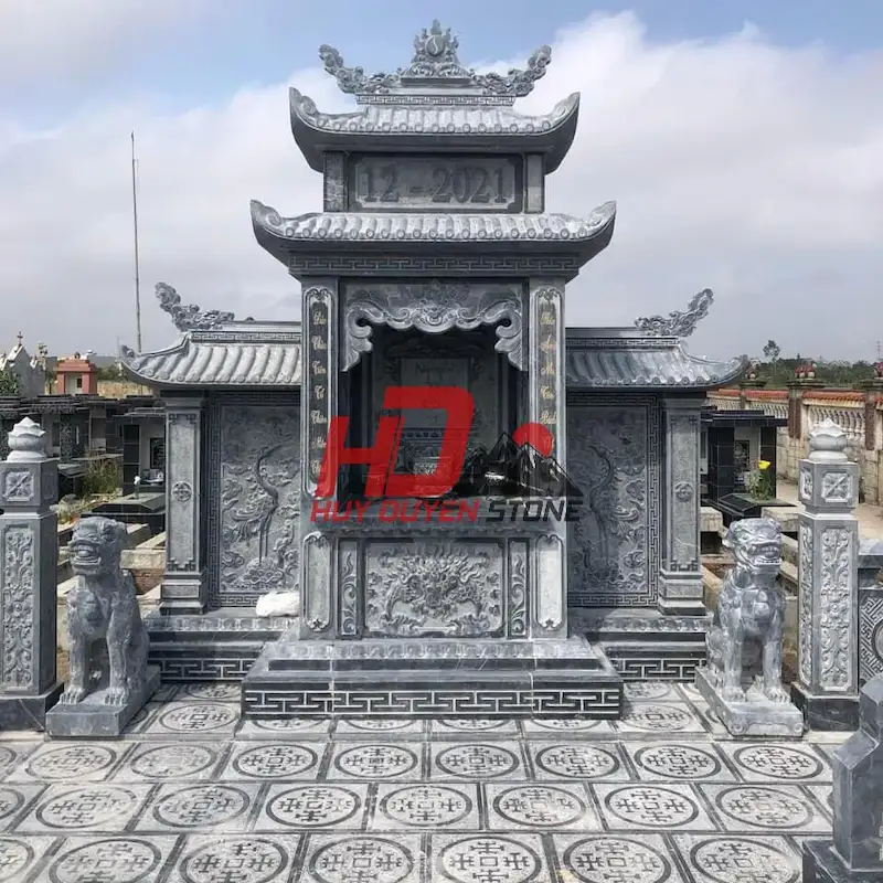 Khu lăng mộ dòng họ tại Long Biên mẫu đẹp 