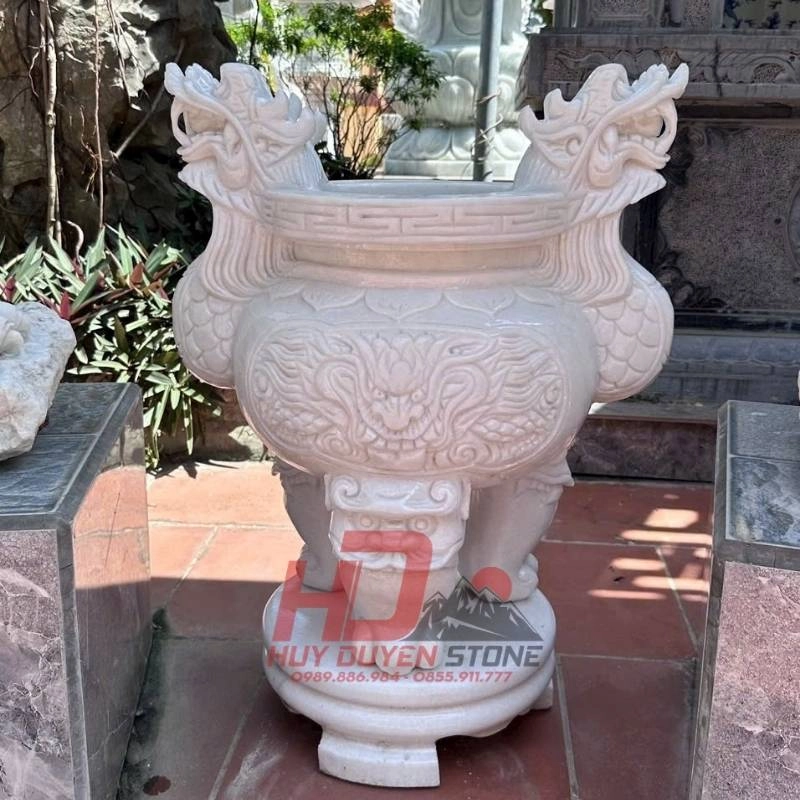 phân biệt lư hương đá và bát hương đá