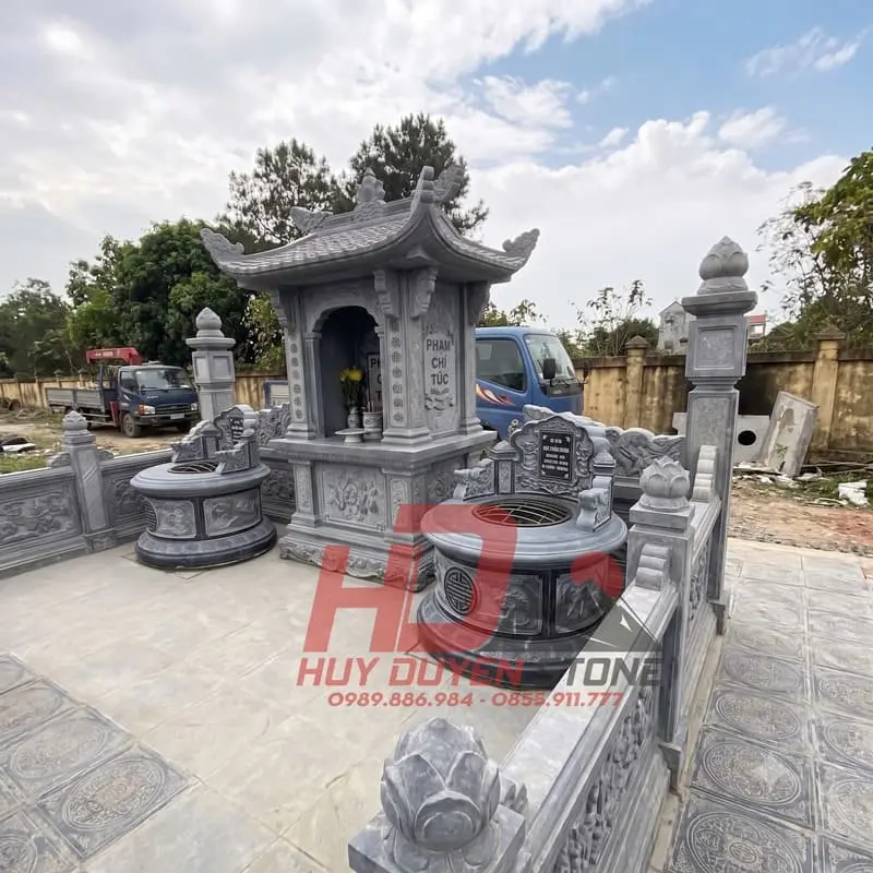 công trình Lăng Mộ Đá Xanh Đen gia tộc họ Phạm công trình Lăng Mộ Đá Xanh Đen gia tộc họ Phạm