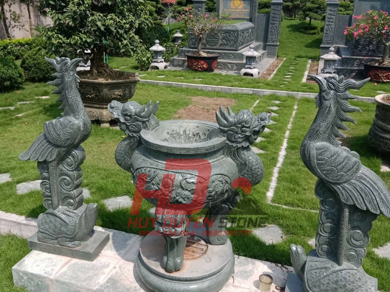 So Sánh Lư Hương Đá Trắng Và Lư Hương Đá Xanh Chi Tiết