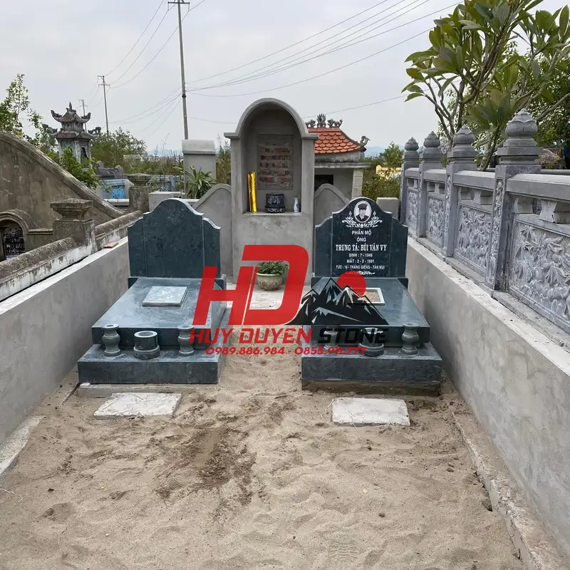 phân biệt mộ đá xanh Ninh Bình và Thanh Hóa