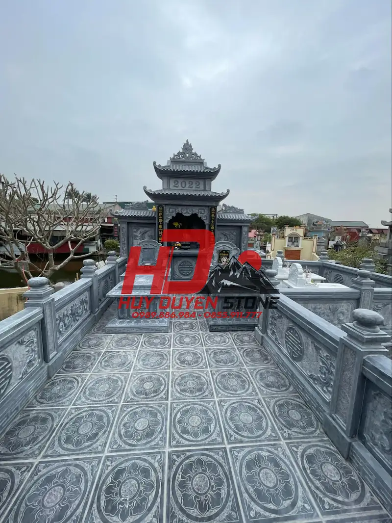 mẫu khuôn viên lăng mộ gia đình