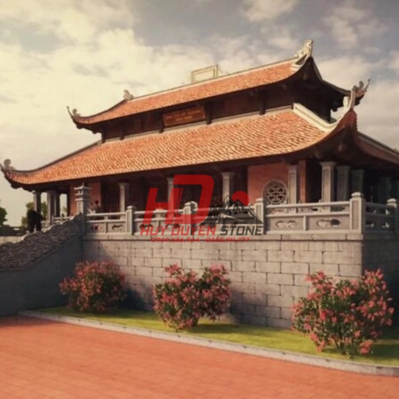 Mẫu thiết kế với hệ thống lan can đá chạm khắc hoa văn tinh xảo Mẫu thiết kế với hệ thống lan can đá chạm khắc hoa văn tinh xảo