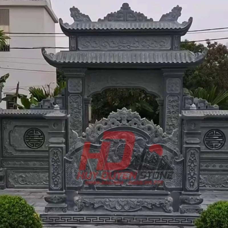xây dựng lăng mộ đá xanh rêu họ Trần tại Ninh Bình xây dựng lăng mộ đá xanh rêu họ Trần tại Ninh Bình