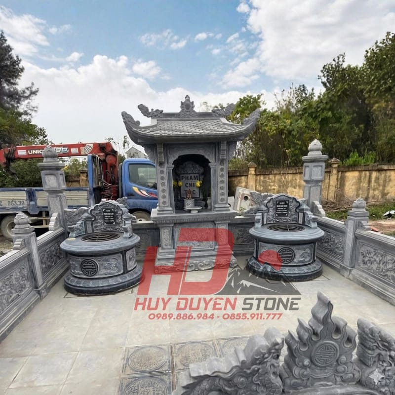 Khu Lăng Mộ Đá Xanh Đen KLM004