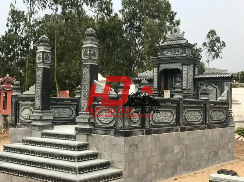 phân biệt mộ đá xanh Ninh Bình và Thanh Hóa