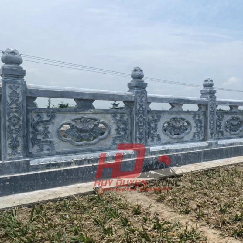 lắp đặt lan can đá hoa sen lắp đặt lan can đá hoa sen