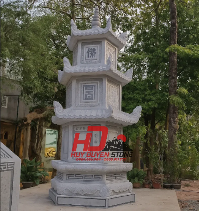 mộ tháp đá granite mộ tháp đá granite