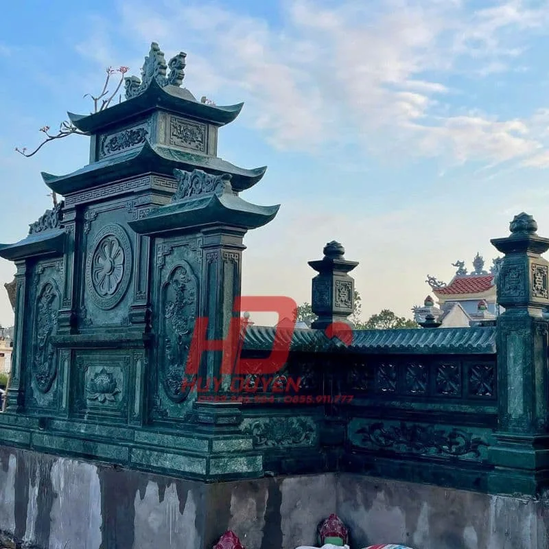 công trình lăng mộ đá xanh rêu nhập khẩu Ấn Độ công trình lăng mộ đá xanh rêu nhập khẩu Ấn Độ