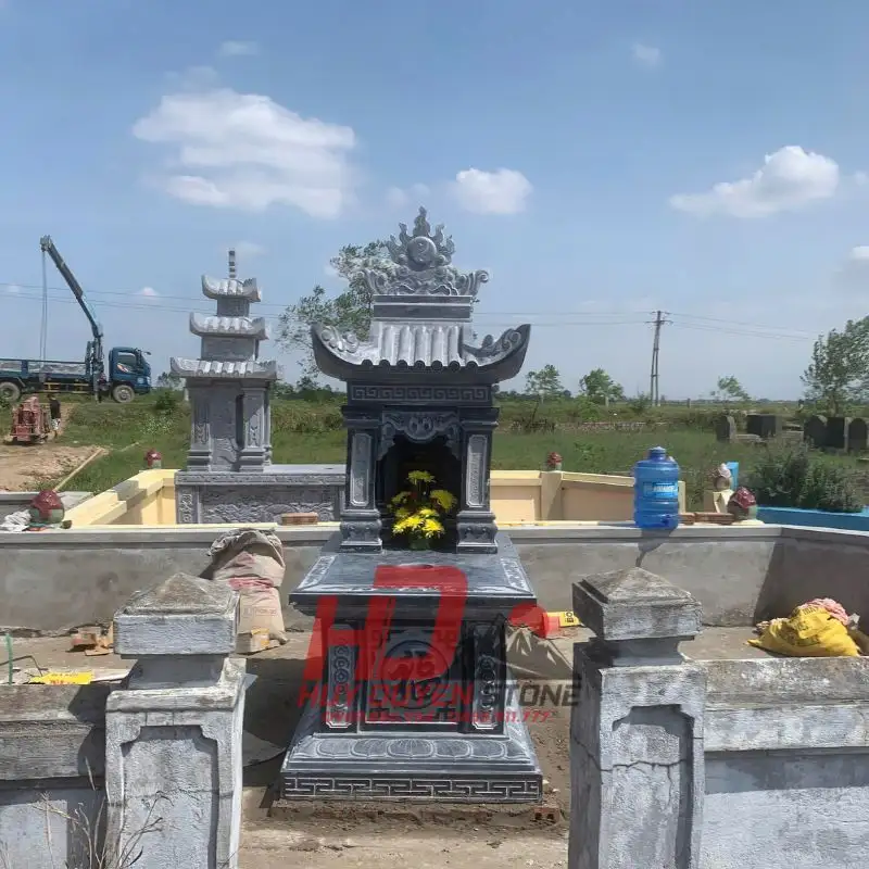 thi công lăng mộ đá tại Long Biên