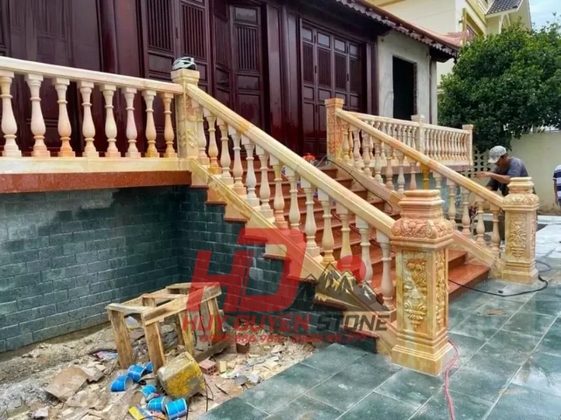 Mẫu Trụ Lan Can Đá Chạm Khắc Tinh Xảo Giá Tốt Nhất