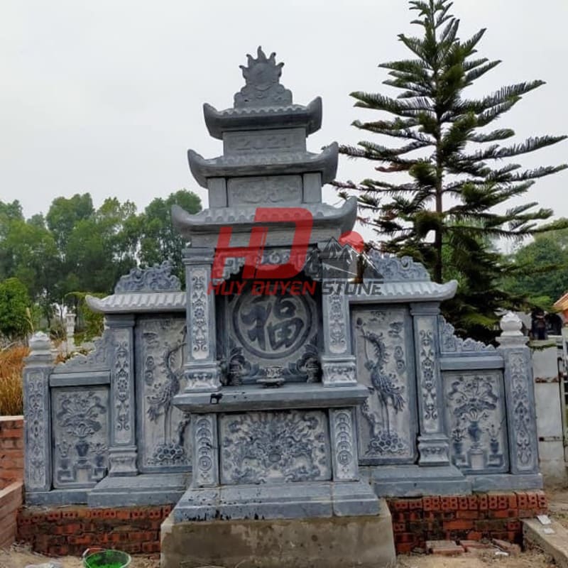 Thi công lăng thờ chung