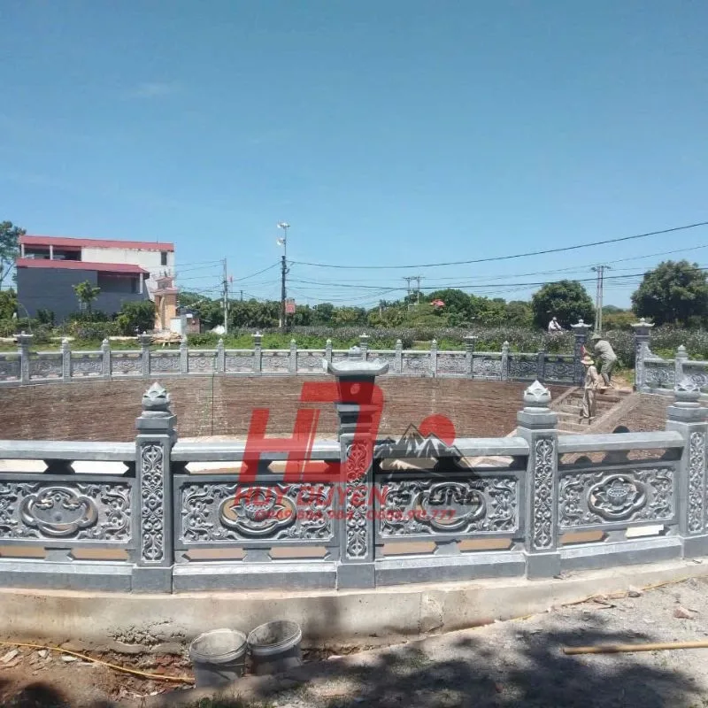 lan can đá chạm khắc phong thủy lan can đá chạm khắc phong thủy