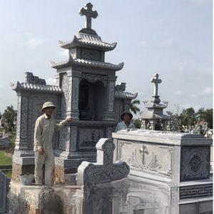 Mộ Công Giáo Đá HD08