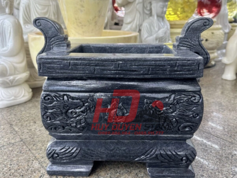 lư hương đá đen