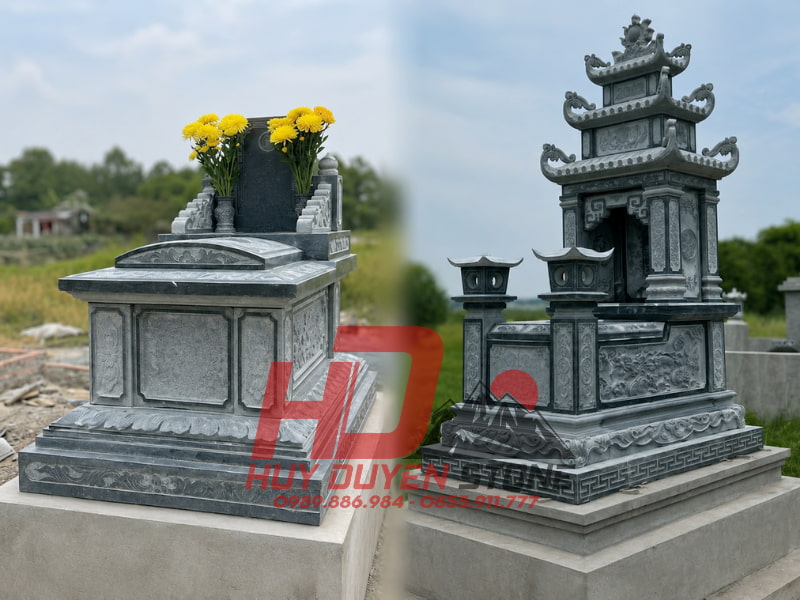 Mộ Đá Cao Cấp – Đẳng Cấp & Tinh Xảo Từ Đá Tự Nhiên Nguyên Khối