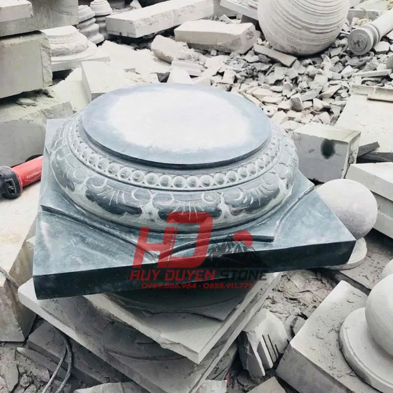 đá kê chân cột nhà gỗ