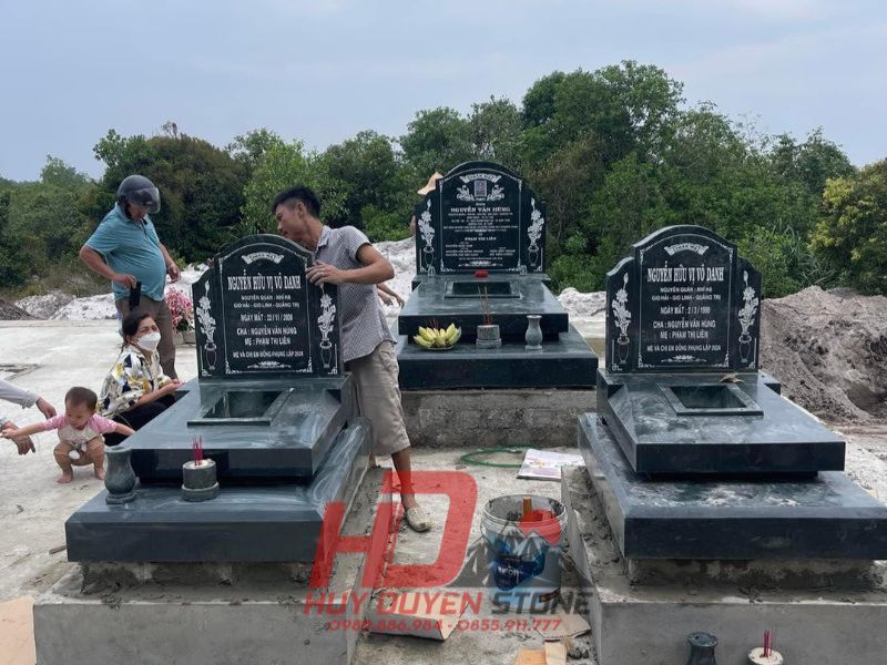 Thi Công Lăng Mộ Đá Bắc Giang - Chuẩn Phong Thủy, Giá Tốt