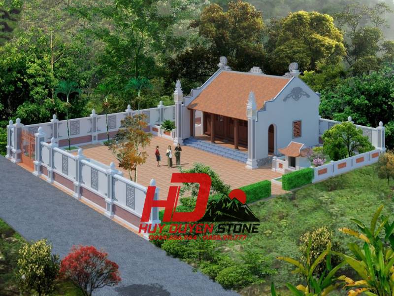 Mẫu Nhà Thờ Họ Mặt Bằng Chữ Nhất Đẹp, Chuẩn Kiến Trúc Cổ