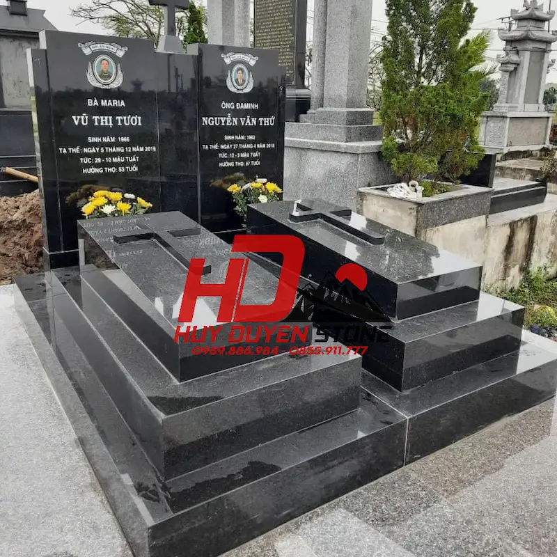 mộ ốp đá kim sa