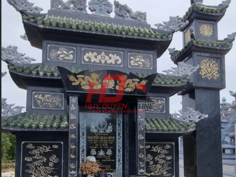 mộ đá granite đen huế mộ đá granite đen huế