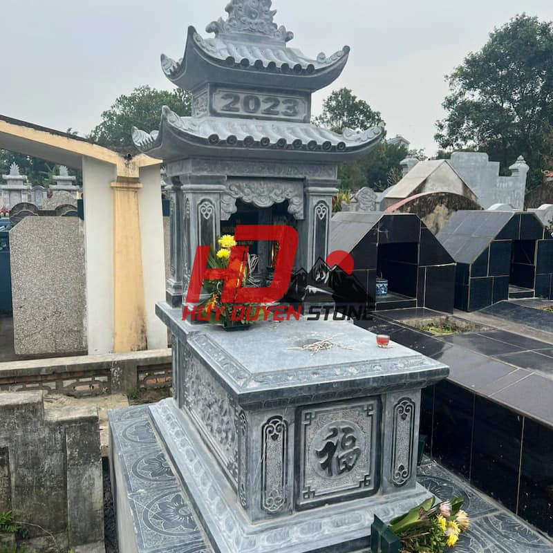 lăng thờ đá chuẩn kích thước