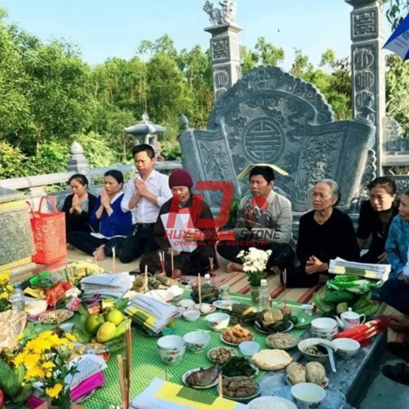 sắm lễ cúng xây mộ