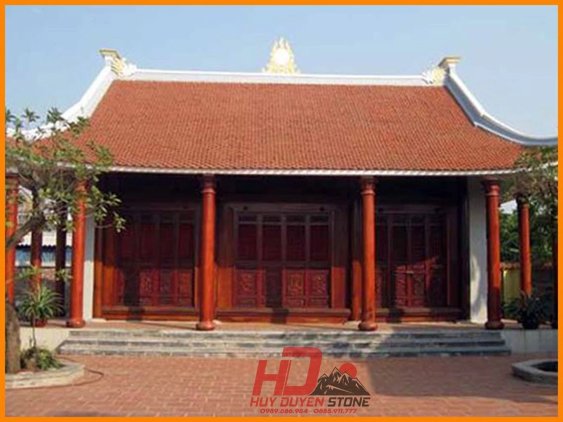 nhà thờ họ bê tông giả gỗ