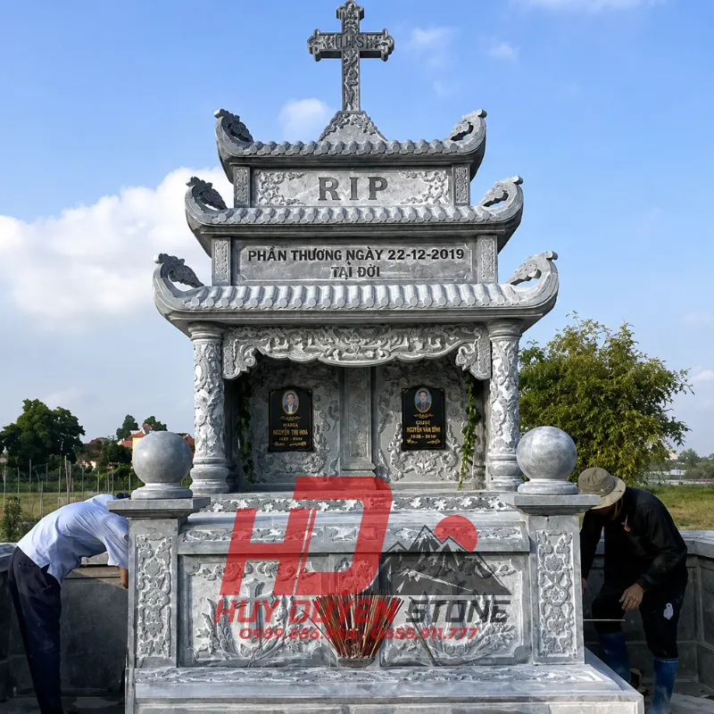 mẫu mộ đá đôi công giáo mẫu mộ đá đôi công giáo