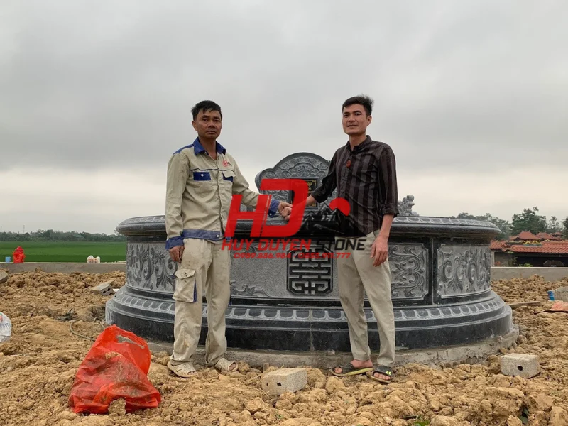 thi công lăng mộ đá