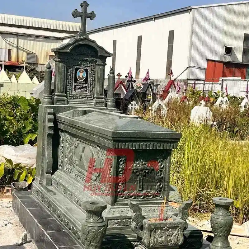 hướng dẫn xây mộ tam cấp