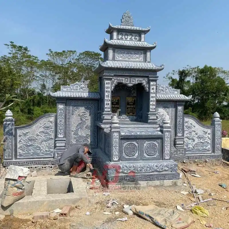 thi công lăng mộ đá tại Sơn Tây