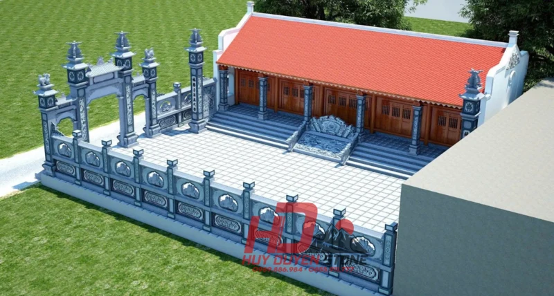 thiết kế nhà thờ họ đẹp