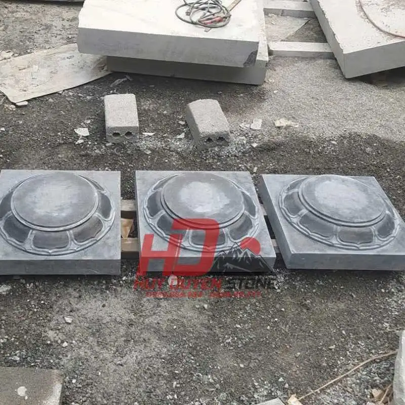 chân cột đá tròn