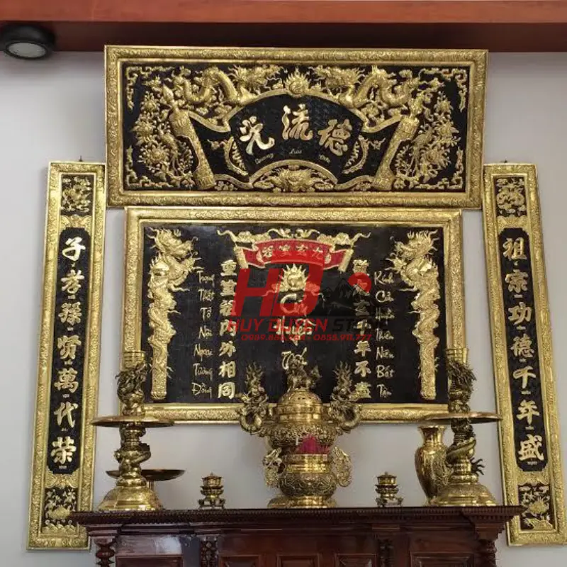 câu đối bàn thờ gia tiên