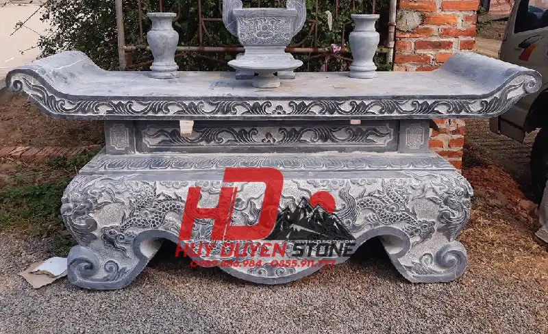 mẫu bàn thờ đá đẹp mẫu bàn thờ đá đẹp