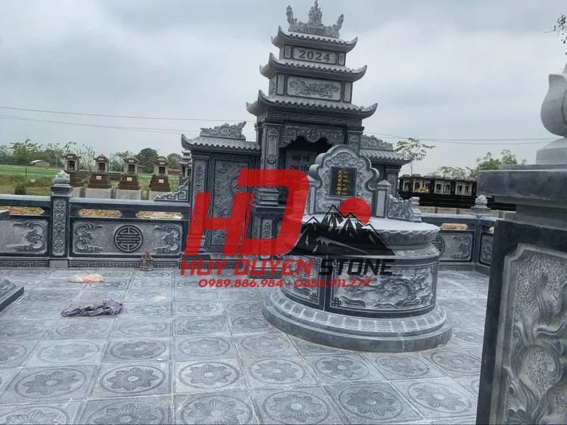 mẫu khuôn viên lăng mộ gia đình