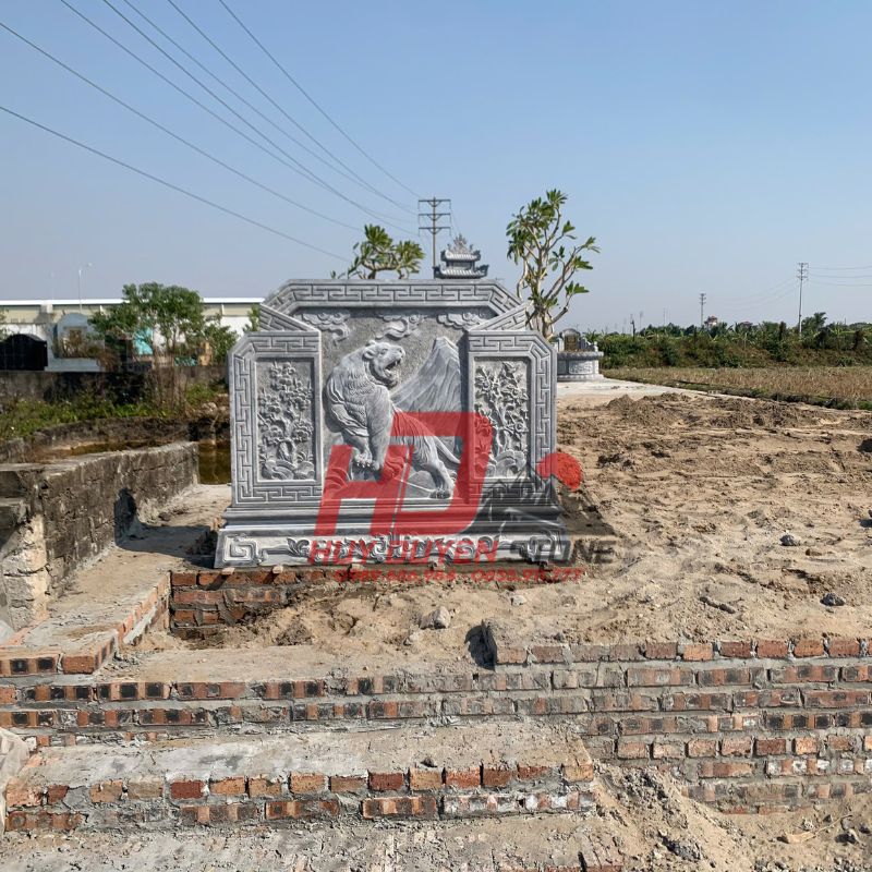 Bình Phong Đá Vuông HD046