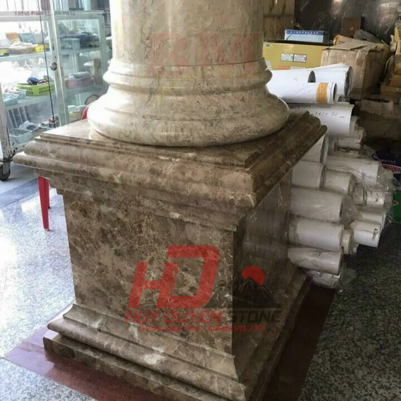 mẫu chân cột đá hoa cương