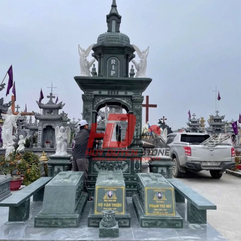 lắp đặt lăng mộ đá Quảng Ninh