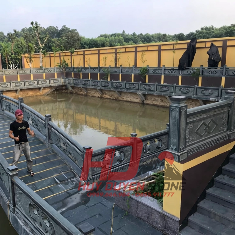 ý nghĩa phong thủy của lan can đá