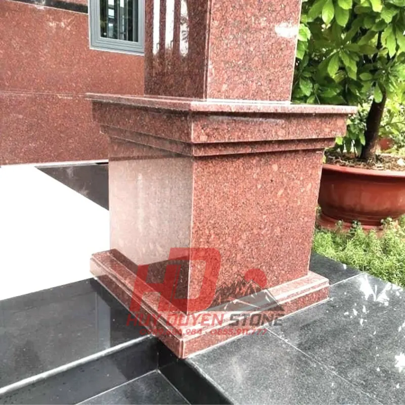 chân cột đá hoa cương