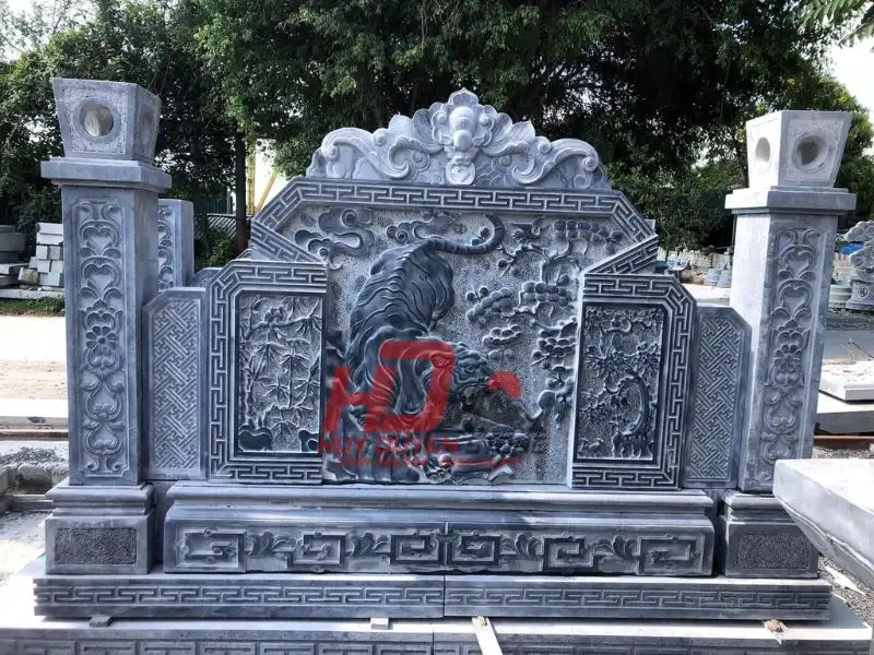kích thước cuốn thư đá
