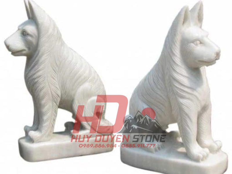 Ý nghĩa phong thủy của chó đá