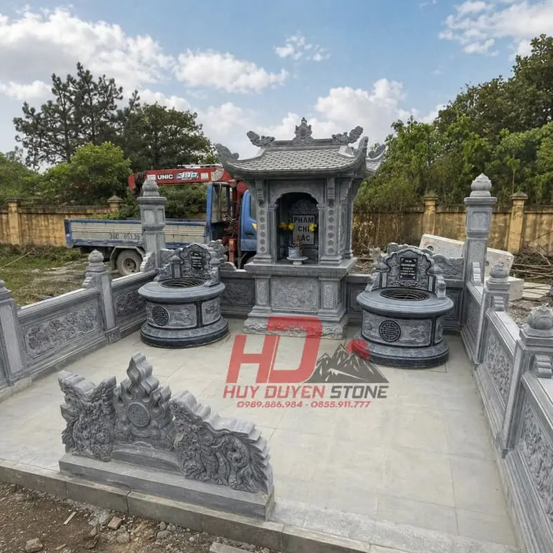 công trình Lăng Mộ Đá Xanh Đen gia tộc họ Phạm công trình Lăng Mộ Đá Xanh Đen gia tộc họ Phạm