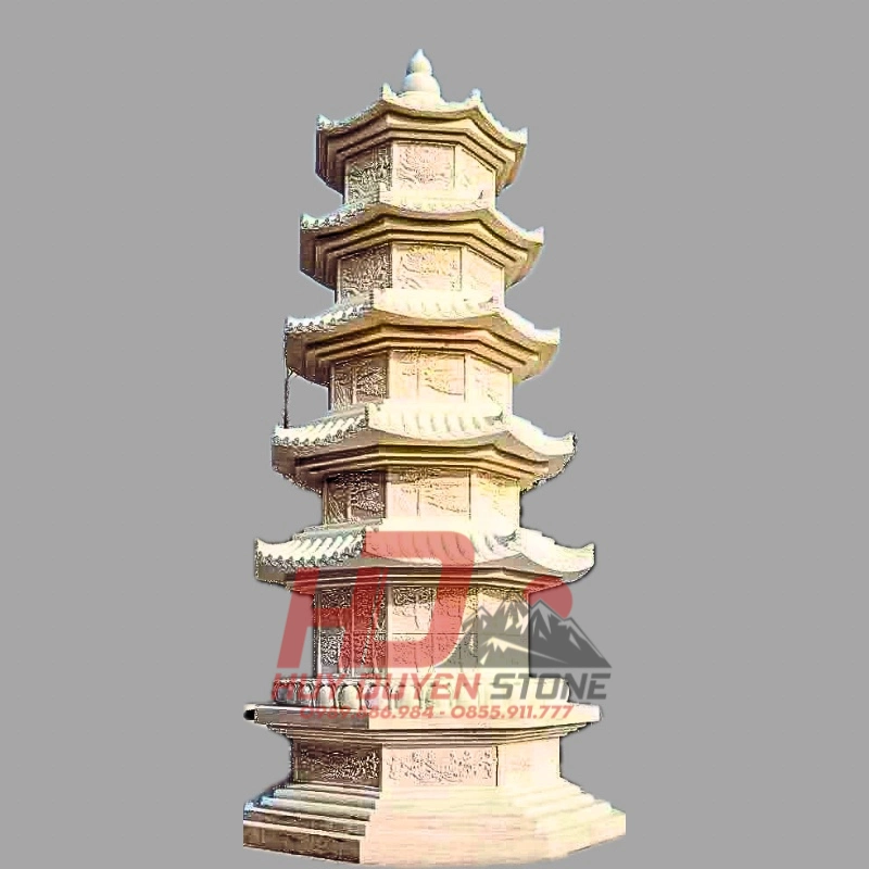 mộ tháp đá 5 tầng mộ tháp đá 5 tầng