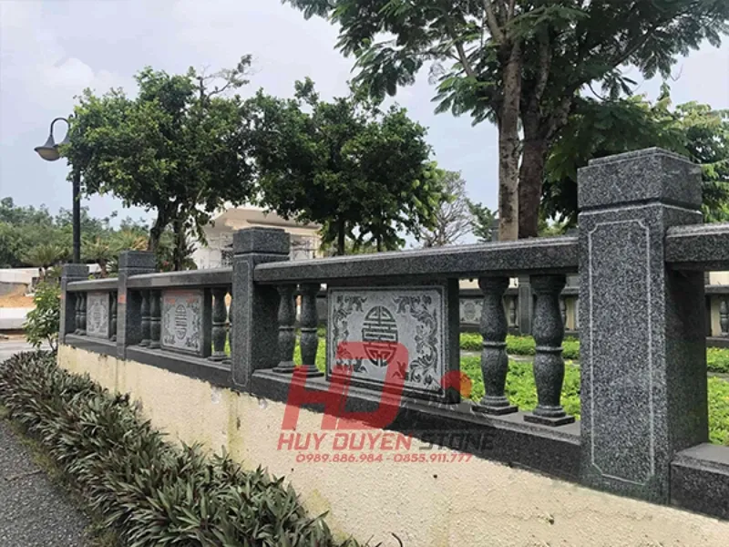 lan can đá hoa cương