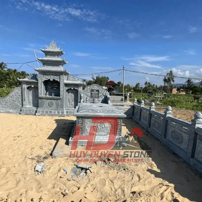 Công Trình Lăng Mộ Đá Xanh Rêu Tại Bình Dương Tỉnh Bình Định Trong 45 Ngày